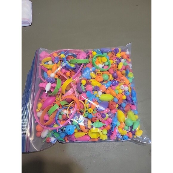 Huge Lot Pop Beads Snap Plastic Jewelry Making for Kids - Picture 2 of 14